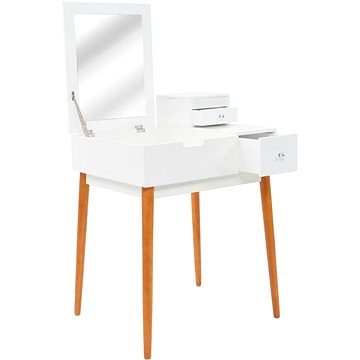 Toaletní stolek se zrcadlem MDF 60 × 50 × 86 cm (245752)