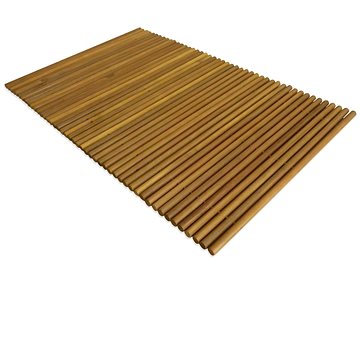 Koupelnová předložka akáciové dřevo 80x50 cm (43789)