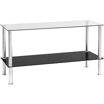 Konferenční stolek průhledný 110 × 43 × 60 cm tvrzené sklo (249537)