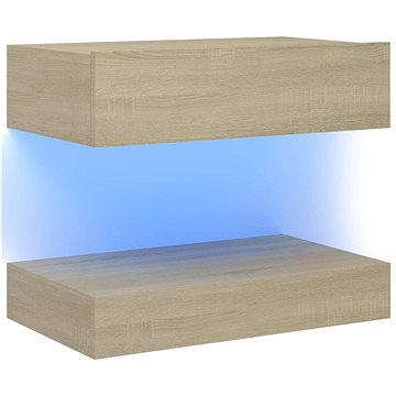 Noční stolek dub sonoma 60 × 35 cm dřevotříska (3079685)