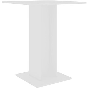 Bistro stolek bílý 60 × 60 × 75 cm dřevotříska (802102)