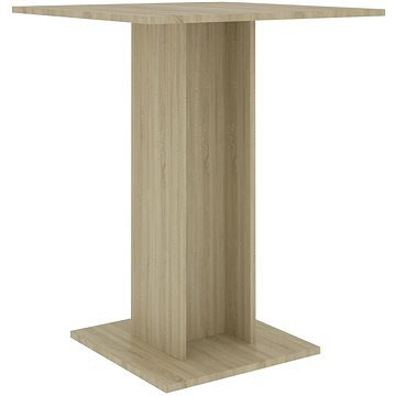 Bistro stolek dub sonoma 60 × 60 × 75 cm dřevotříska (802105)