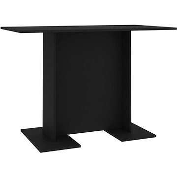 Jídelní stůl černý 110 × 60 × 75 cm dřevotříska (800244)