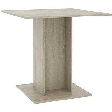 Jídelní stůl dub sonoma 80 × 80 × 75 cm dřevotříska (800255)