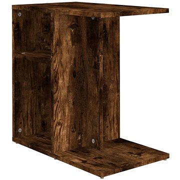 Odkládací stolek kouřový dub 50×30×50 cm kompozitní dřevo (815849)