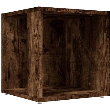 Odkládací stolek kouřový dub 33 × 33 × 34,5 cm kompozitní dřevo (816020)