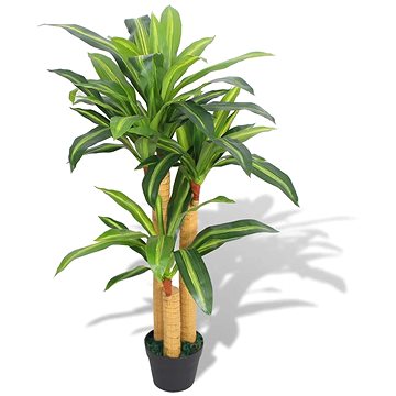 Umělá rostlina dracéna s květináčem 100 cm zelená (244451)