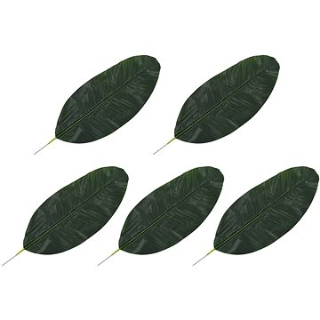 Umělé listy banánovník 5 ks zelené 50 cm (280114)