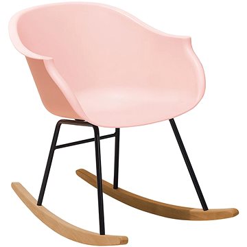 Houpací růžová židle HARMONY, 101996