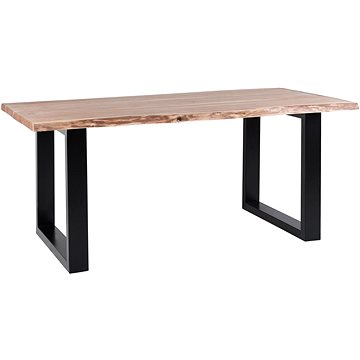 Dřevěný jídelní stůl 200 x 95 cm HEBY, 166779 (beliani_166779)