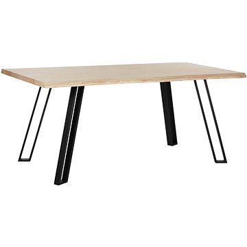 Jídelní stůl 180 x 90 cm GRAHAM světlé dřevo, 178047 (beliani_178047)
