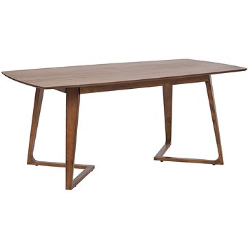 Jídelní stůl 180 x 90 cm tmavé dřevo HUXTER, 236745 (beliani_236745)