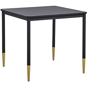 Jídelní stůl 80 x 80 cm černý SHALFORD, 249558 (beliani_249558)