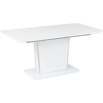 Rozkládací jídelní stůl 160/200 x 90 cm bílý SUNDS, 310916 (beliani_310916)
