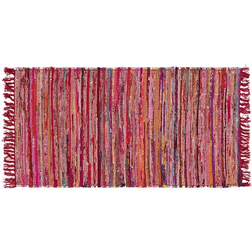 Krátkovlasý barevný bavlněný koberec 80x150 cm DANCA, 55208 (beliani_55208)