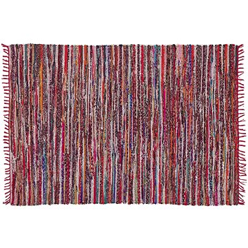 Krátkovlasý barevný bavlněný koberec 140x200 cm DANCA, 55209 (beliani_55209)