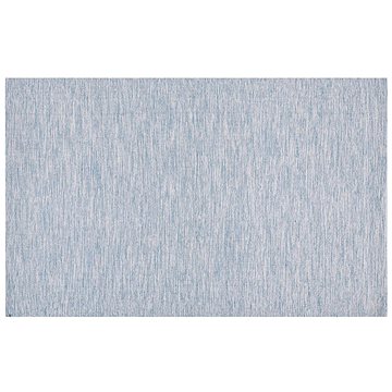 Světle modrý bavlněný koberec 140x200 cm DERINCE, 55217 (beliani_55217)