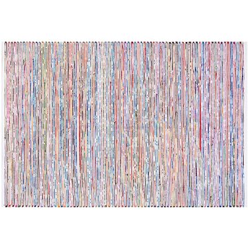 Různobarevný bavlněný koberec ve světlém odstínu 160x230 cm BARTIN, 57536 (beliani_57536)