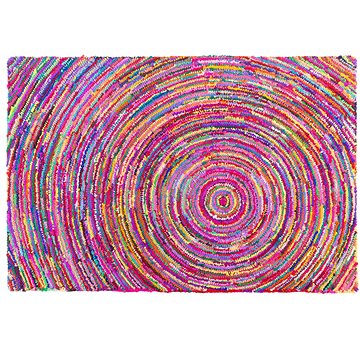 Pestrý bavlněný koberec 140x200 cm MALATYA, 57554 (beliani_57554)