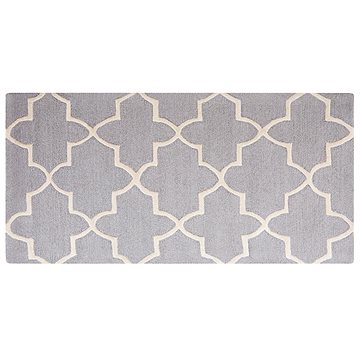 Šedý bavlněný koberec 80x150 cm SILVAN, 57824 (beliani_57824)
