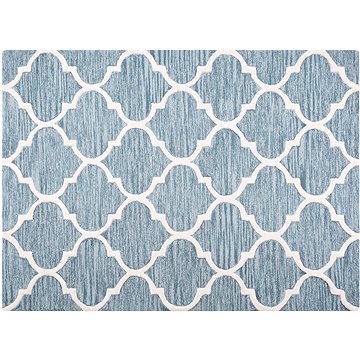 Světle modrý bavlněný koberec 160x230 cm YALOVA, 57829 (beliani_57829)