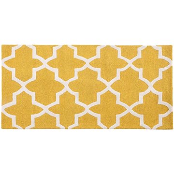 Žlutý bavlněný koberec 80x150 cm SILVAN, 62661 (beliani_62661)