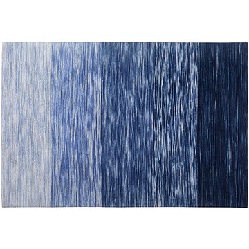 Modrý krátkovlasý koberec 140x200 KAPAKLI, 77875 (beliani_77875)