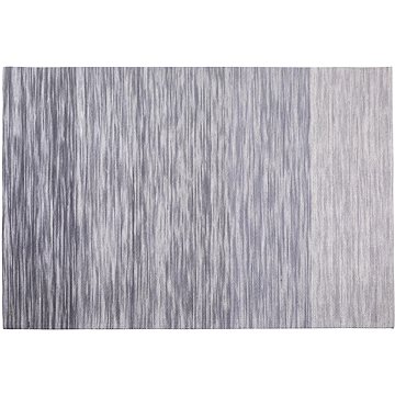 Šedý krátkovlasý koberec 140x200 cm KAPAKLI, 77877 (beliani_77877)