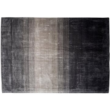 Koberec černo-šedý 160 x 230 cm krátkovlasý ERCIS, 108316 (beliani_108316)