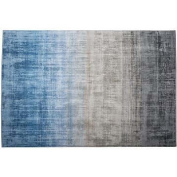 Koberec šedě-modrý 140 x 200 cm krátkovlasý ERCIS, 108526 (beliani_108526)