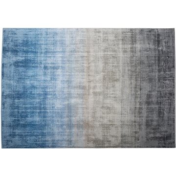 Koberec šedě-modrý 160 x 230 cm krátkovlasý ERCIS, 108529 (beliani_108529)