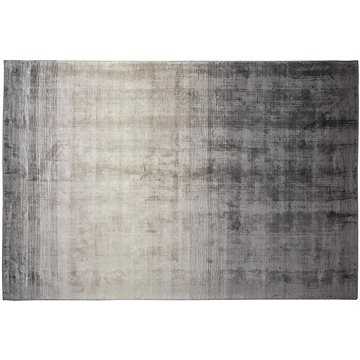 Koberec světle/tmavě šedý 140 x 200 cm krátkovlasý ERCIS, 109459 (beliani_109459)