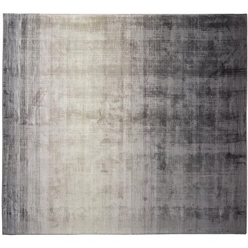 Koberec světle/tmavě šedý 200 x 200 cm krátkovlasý ERCIS, 109467 (beliani_109467)