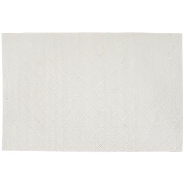 Vlněný špinavě bílý koberec 140 x 200 cm ELLEK, 159665 (beliani_159665)