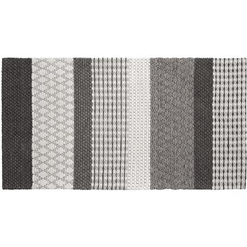 Vlněný koberec 80 x 150 cm šedý AKKAYA, 175051 (beliani_175051)