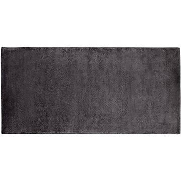 Koberec z viskózy 80 x 150 cm tmavě šedý GESI II, 198920 (beliani_198920)