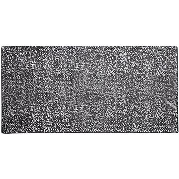 Koberec z viskózy 80x150 cm šedo-stříbrný ESEL, 199438 (beliani_199438)