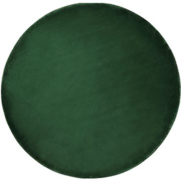 Kulatý viskózový koberec o 140 cm smaragdově zelený GESI II, 254077 (beliani_254077)