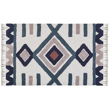 Bavlněný koberec 140 x 200 cm vícebarevný KOZLU, 303001 (beliani_303001)