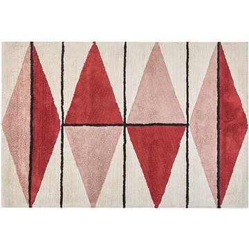 Bavlněný koberec 140 x 200 cm vícebarevný PURNIA, 303156 (beliani_303156)