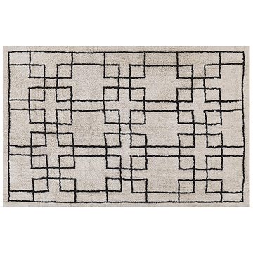 Bavlněný koberec 160 x 230 cm béžový TURHAL, 305188 (beliani_305188)