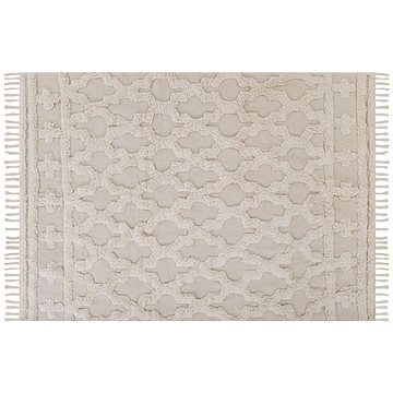Bavlněný koberec 160 x 230 cm béžový SULUOVA, 305300 (beliani_305300)