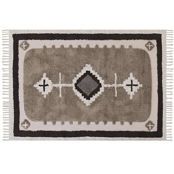 Bavlněný koberec 160 x 230 cm béžový GEYVE, 305356 (beliani_305356)