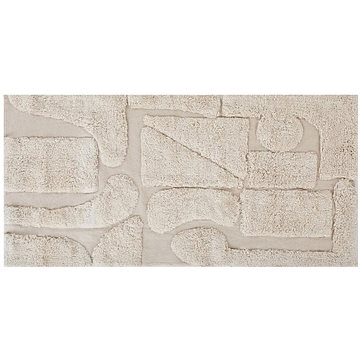Bavlněný koberec 80 x 150 cm béžový DIYADIN, 305375 (beliani_305375)