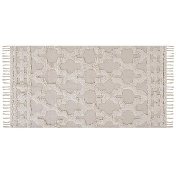 Bavlněný koberec 80 x 150 cm béžový SULUOVA, 308244 (beliani_308244)