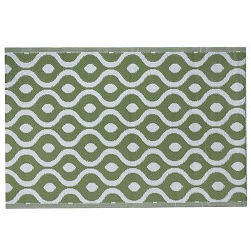 Zelený venkovní oboustranný koberec 120x180 cm PUNE, 120623 (beliani_120623)