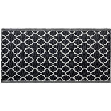 Venkovní oboustranný koberec černý 90x180 cm SURAT, 122755 (beliani_122755)