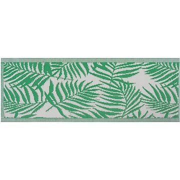 Venkovní koberec KOTA palmové listy zelené 60 x 105 cm, 196258 (beliani_196258)