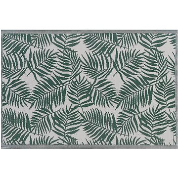 Venkovní koberec 120 x 180 cm palmové listy tmavě zelené KOTA, 196259 (beliani_196259)