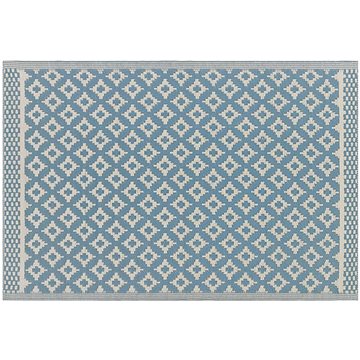 Venkovní koberec 120 x 180 cm světle modrý THANE, 199358 (beliani_199358)